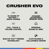 Skullcandy Crusher Evo Over-Ear Wireless Headphones - Bone