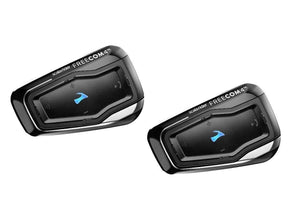 CARDO FREECOM 4 Duo Dual Bluetooth Intercom Headset for Riders (2 pack) - NEW