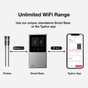 Typhur Sync Wireless Meat Thermometer for Grill Bluetooth Food Thermometer
