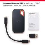 SanDisk Extreme V2 1TB Portable USB 3.2 Gen 2 Type-C External SSD, 1050MB/s