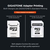 Gigastone Gaming Plus 128GB Micro SD Card w/t Adapter for Nintendo GoPro 4K Video - NEW