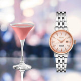Seiko Presage Cocktail Time Automatic Pale Pink Dial Women's Watch SRE012