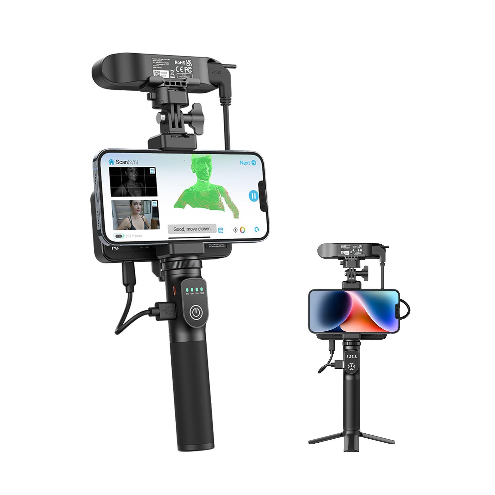 Creality CR-Scan Ferret Pro 3D Scanner - 0.1mm Accuracy, Full Color, WiFi6, - New