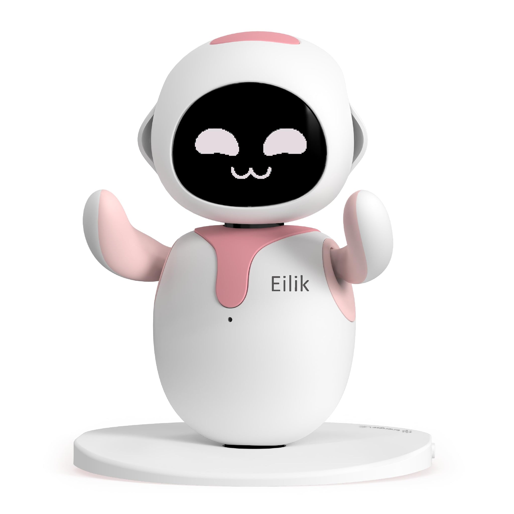 EILIK Interactive Companion Robot Toy Kids & Adults Intelligent + Engaging - Pink