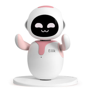 EILIK Interactive Companion Robot Toy Kids & Adults Intelligent + Engaging - Pink