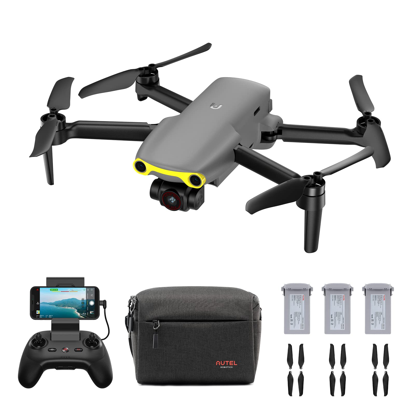 Autel Robotics EVO Nano+ Drone 4K Premium Bundle - CMOS 50MP 4K/30fps HDR - Grey