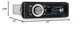 Aquatic AV AQ-MP-5UBT-HS Harley Davidson AM/FM, Satellite Radio Ready Bluetooth