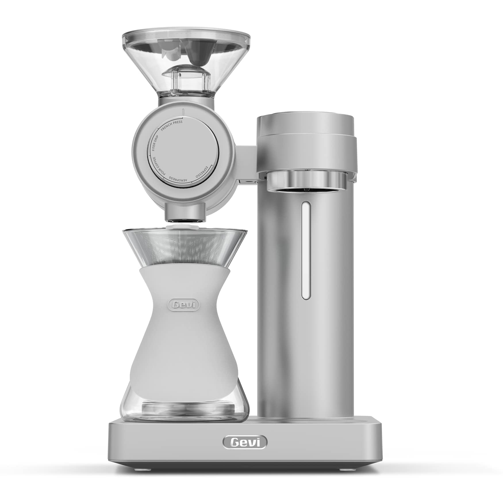 Gevi 4-in-1 Smart Pour-Over Coffee Machine SILVER GESCMA705-U