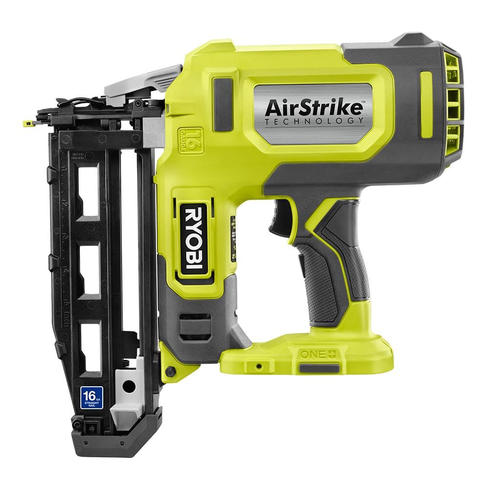 Ryobi P326 ONE+ 18V AirStrike 16-Gauge Cordless Finish Nailer (Tool Only) NEW