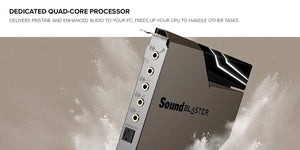Creative Sound Blaster AE-7 Hi-Res Internal PCIe Sound Card, Quad-Core Processor