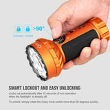 OLIGHT Marauder Mini 7000 Lum 600M Rechargeable Waterproof LED Flashlight - Orange