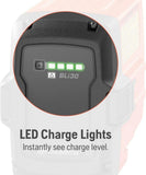 Husqvarna Bli30 36V 7.5Ah Lithium Ion Power Tool Battery Pack With Fuel Indicator
