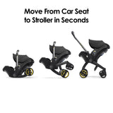 Doona Car Seat & Stroller All-in-One Travel System Nitro Black - Open Box
