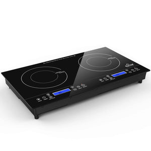 Duxtop 1800W LCD Portable Induction Cooktop with 2 Burners BT-K35-LCD (9720LCBI)