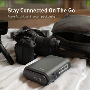 GL.iNet Slate AX GL-AXT1800 Portable Wi-Fi 6 Gigabit Wireless Router - New Sealed
