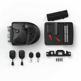 RVLock Class C Charter Keyless Entry Keypad and Handle with Fob, All Metal RV Door Lock and Latch Replacement Kit, Upgraded Silicone Keypad for Class C and A Motorhomes, Fits openings 4.5 x 3.5 Inches