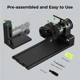 xTool RA2 Pro for xTool Y-axis Rotary Roller for Engraving Cylindrical Objects