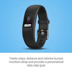 Garmin Vivofit 4 Activity Tracker 010-01847-03 Color Display Size Large Black
