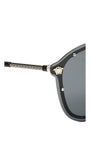 NEW Genuine VERSACE #FRENERGY VISOR Gray Shield Metal Sunglasses VE 2180 1000/87