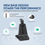 Yealink DECT Wireless Headset,Single Ear (Mono) Convertible Office Headset