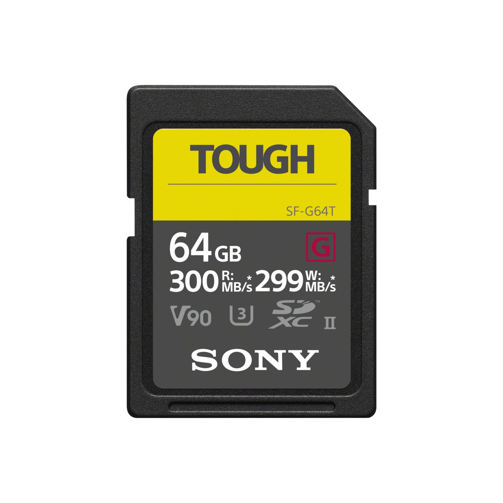 Sony Tough SF-G64T 64GB Class 3 - SDXC Memory Card - (SFG64TT1)