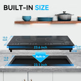 Duxtop 1800W LCD Portable Induction Cooktop with 2 Burners BT-K35-LCD (9720LCBI)