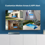 HISEEU 4K 8MP PoE Security Camera System + 8CH NVR 3TB HDD + 4  Security Cameras