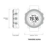 Suunto Men's Traverse Alpha Foliage Outdoor GPS Digital 50mm Watch - SS022292000