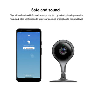 NEST Cam Indoor Smart Security Camera Model - NC1102ES - Sealed -NEW- FAST SHIP!