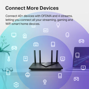 NEW SEALED TP-LINK ARCHER AX21 AX1800 V4 WIFI 6 DUAL BAND WIRELESS ROUTER