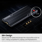 New SAMSUNG SSD 9100 PRO with Heatsink 1TB PCIe 5.0x4 M.2 2280 MZ-VAP1T0CW