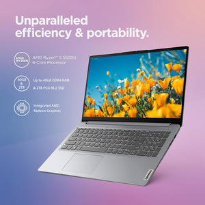 Lenovo IdeaPad 1 Laptop 15.6" FHD  Ryzen 5 5500U - 24GB RAM - 1TB SSD - Win 11