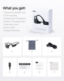 Shokz OpenRun Headphones Bluetooth Wireless Open-Ear USB-C Charging Black - NEW