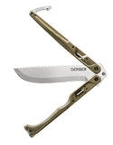 Gerber Gear DoubleDown - Folding Machete, Brush Clearing, Green/Stone G1533