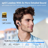 EarFun Air Pro 4 Adaptive Hybrid Noise Canceling Wireless Earbuds - Black