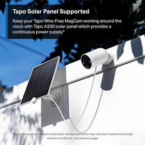 TP-Link 𝗧𝗮𝗽𝗼 MagCam, Outdoor Security Camera, Magnetic Mount Wireless Camera