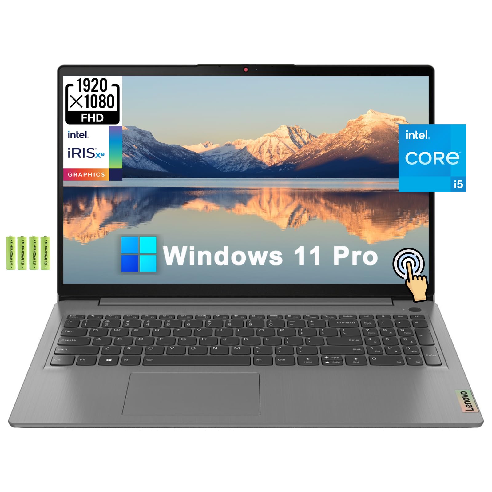 Lenovo IdeaPad 3i 15.6" FHD Touch i5-1135G7, 8GB RAM 512GB SSD Win 11 Professional