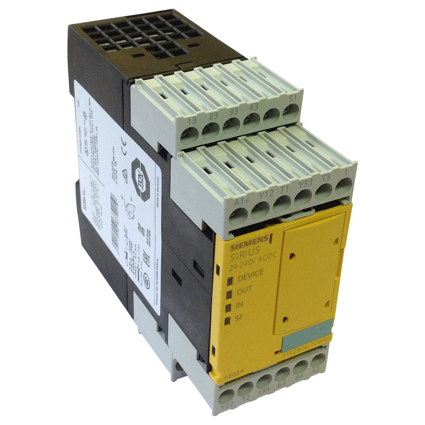 NEW Siemens 3TK2826-1CW30 Sirius Safety Relay 24-240VAC/DC