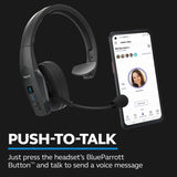 BlueParrott B450-XT Bluetooth Noise Cancelling Trucker Headset - New Sealed