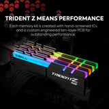 G.SKILL Trident Z RGB 64GB (2x32GB) DDR4 RAM 3600MHz CL18 F4-360018D-64GTZR