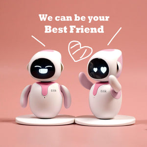 EILIK Interactive Companion Robot Toy Kids & Adults Intelligent + Engaging - Pink