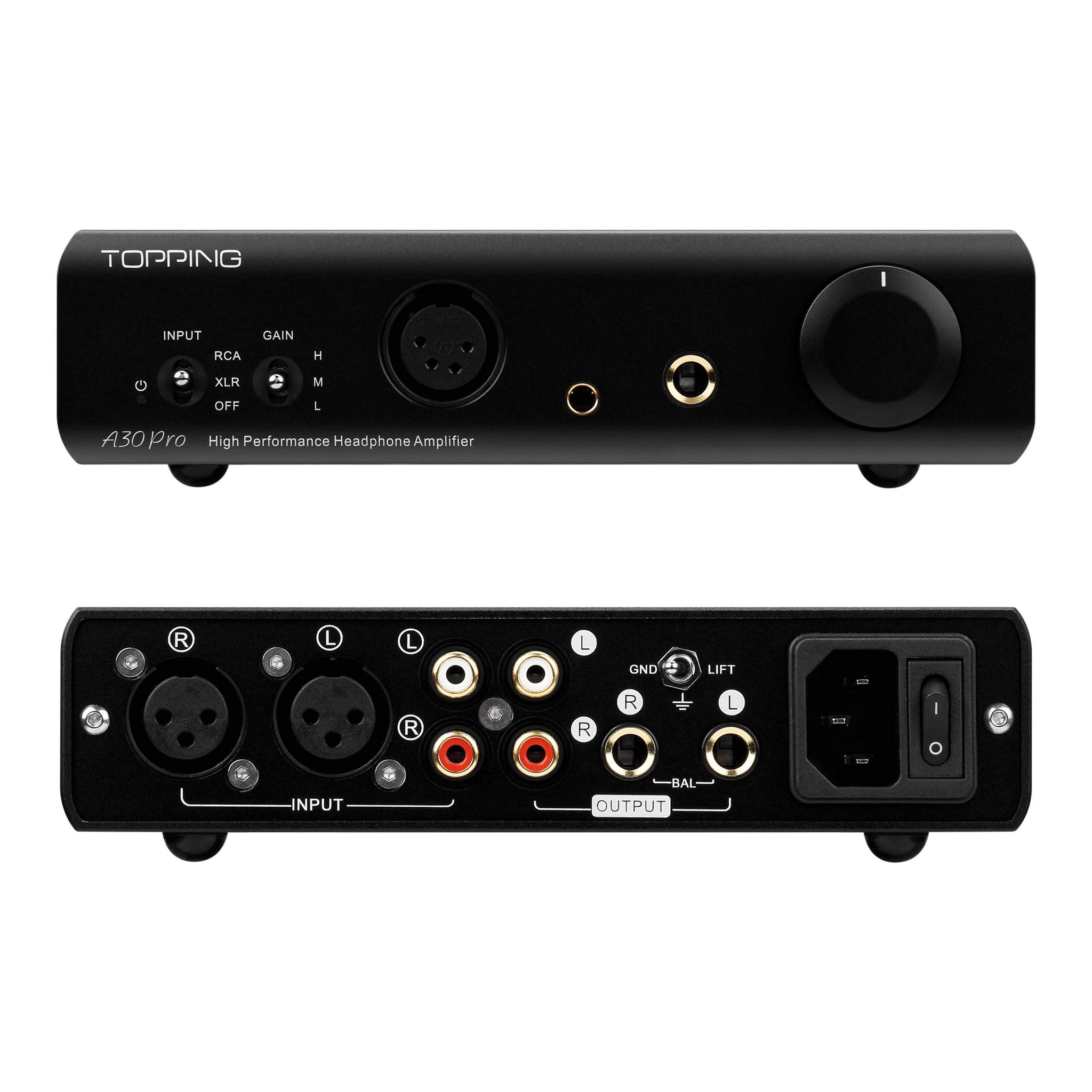 Topping A30 Pro NFCA Headphone Amplifier OPA1656 4PIN XLR 4.4MM 6.35MM Output