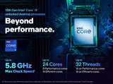 Intel Core i9-13900KF Raptor Lake 24-Core (8P+16E) Unlocked Desktop CPU