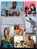 Hollyland LARK M2 2.4GHz 2-Person Wireless Combo Version Lav Mic System Charcoal