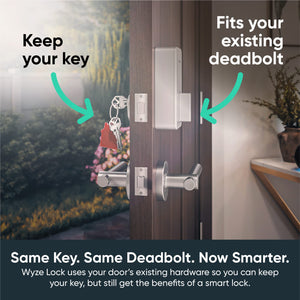 Brand new Wyze Lock WiFi & Bluetooth Enabled Smart Door Lock WLCKG1 & Keypad
