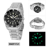 New Seiko 5 Sports SNZF17J1 7S36 Sea Urchin 100M Automatic Watch - Discontinued