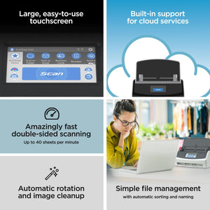 Fujitsu ScanSnap iX1600 Scanner - Black
