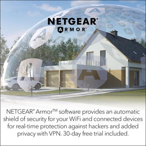 NETGEAR Orbi Whole Home Tri-Band Mesh WiFi 6 System (RBK852) – Router with 1 Sat