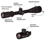 New Vortex Crossfire II 3-9x40 Rifle Scope, V-Brite Reticle - Black (CF2-31025)