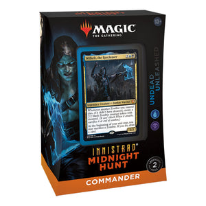 Undead Unleashed - Innistrad Midnight Hunt Commander Deck MTG EDH MID New Sealed